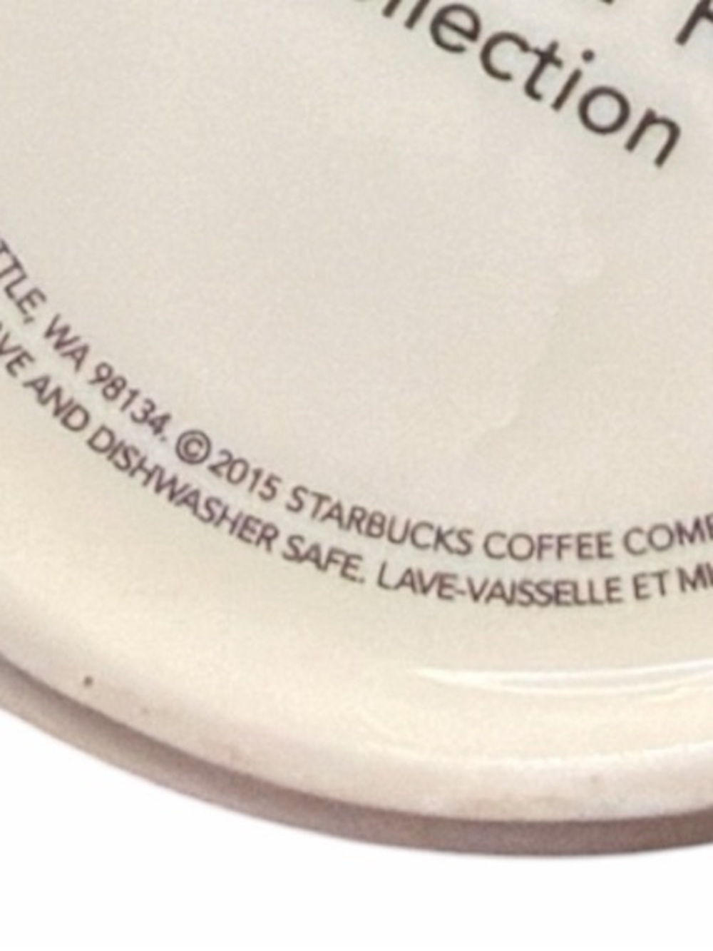 Starbucks White Ceramic Texas Mug with Green & Orange Accents-2015 - Picture 6 of 7
